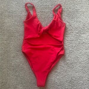 Katie Chloe Red One Piece Swimsuit